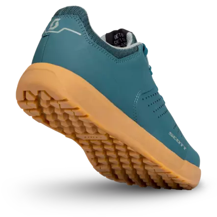 SCOTT MTB SHR-ALP FLAT LACE SKO DAM PETROLBLÅ/MINTGRÖN - Cykelskor - 49275 - 2