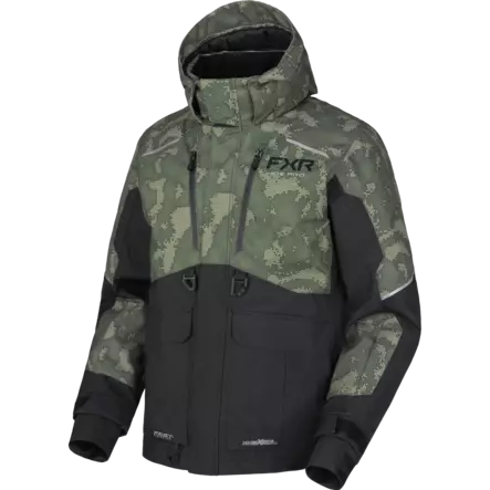 FXR Men's Excursion FX Jacket - Black/Moss Shift Cover - Skoterjackor - 61109 - 1